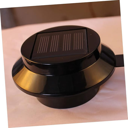 2pcs Solar Fence Lamp Durable Light for Gardens Lawns and Walkways LED Outdoor Lighting Tool Easy Installation Warm Glow