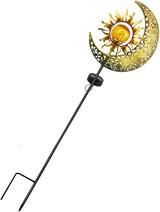 Solar Lighting Ground Plug Light Ornament IP65 and Star Shape Solar Stake Iron Texture for Garden Garden Pathway | Lumora