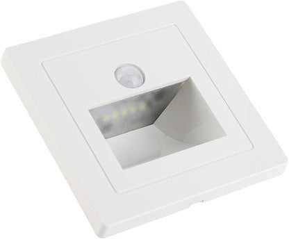 Solar Stair Light, Motion Sensor Light with Automatic On/Off Recessed Step, Wireless Outdoor for Deck Steps Fence Patio Pathway (6000K White Light)
