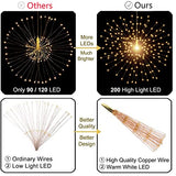 SHUKAN 4 Pack 800 LED Starburst Sphere Lights,Firework Light Remote Control