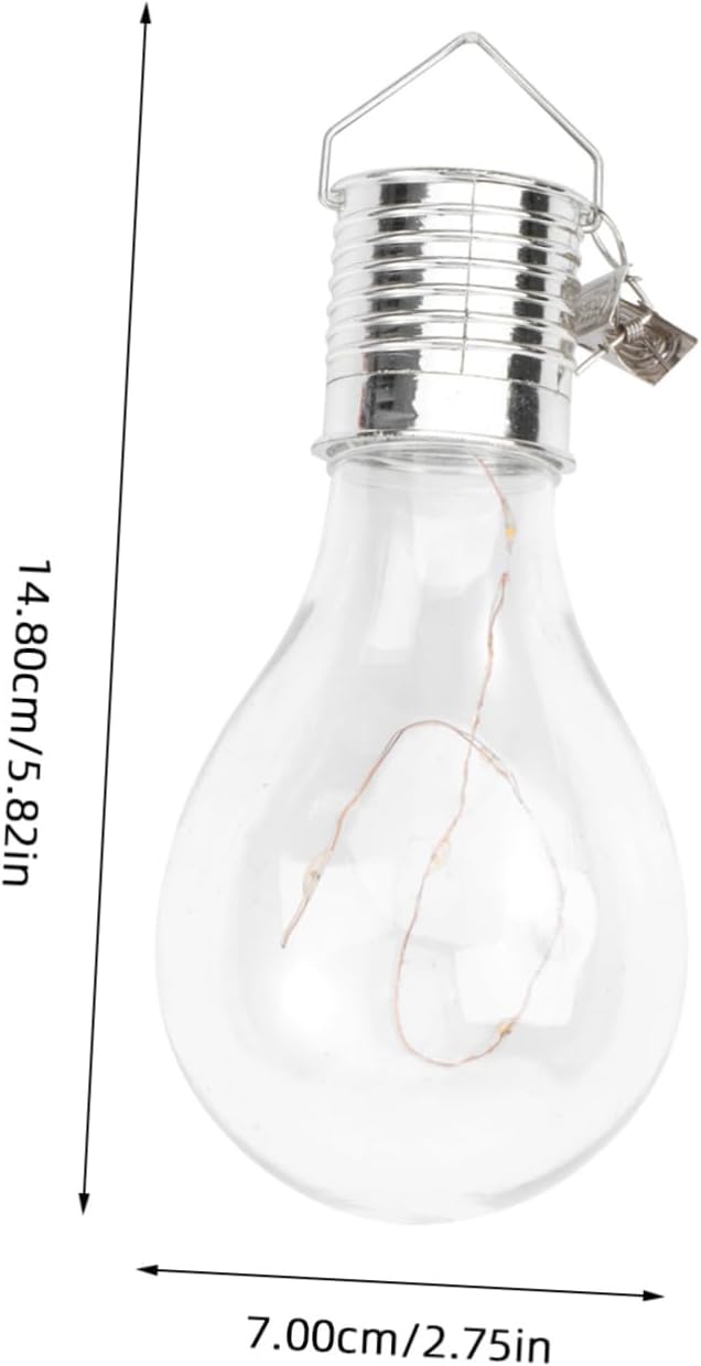 6pcs Solar Led Bulb Chandelier Eco-Friendly Decorative Light Bulbs for Garden Patio Outdoor Warm Light Vanity | Lumora