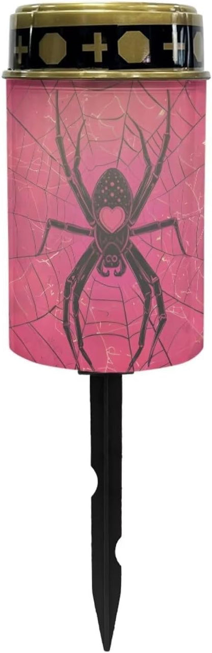 Spiders Solar Lights,Stake Lights, Outdoor Waterproof Memorial Day Decorations Halloween Lights for Garden Yard Pathway Grave