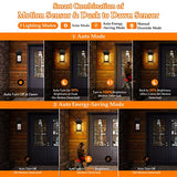 FILIYANO Motion Sensor Outdoor Wall Light Fixtures, Dusk to Dawn, 2 Pack