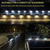 16 Pack Solar Deck Lights,The LED Lights for Outdoor, Waterproof Solar LED Lights for Deck, Step, Railing, Wall | Lumora