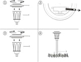 Milisten Solar Lawn Ground Plug Light Outdoor Garden LED Solar Pathway Light for Patio Yard | Lumora