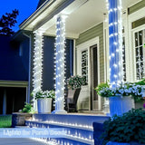 JMEXSUSS 1000 LED White Christmas String Lights Outdoor with Remote