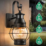 Lamomo 2-Pack Motion Sensor Wall Lights, Porch/Garage/Doorway