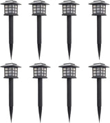 8 Pack Solar Pathway Lights Outdoor, Waterproof Outdoor LED Solar Powered Garden Lights for Lawn, Patio, Yard | Lumora
