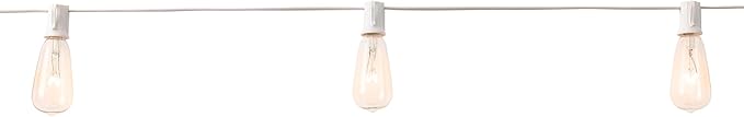 Ashland 10ct. Edison String Lights with White Cord