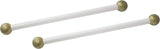 Solus SCA-335WH-2PK 15" Aluminum Cross Arm Ladder Rest for Outdoor Lamp Posts and Poles, Easy to Mount, Maintenance | Lumora