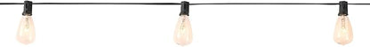 Ashland 30ct Clear Edison String Lights - 30 ft. Total Length Light Bulbs, 120V 60Hz AC, UL Certified, Indoor and Outdoor Use - 1 Pack