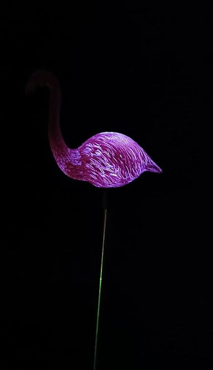Starry Illuminate 1 PCS Solar Color Changing Style Garden Stake Light Pathway Stake Light (Flamingo)