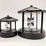 15 * 15 * 17cm Solar Lighthouse Rotating Light, Led Rotating Lighthouse Beacon Lamp Rotating Outdoor Decorative | Lumora