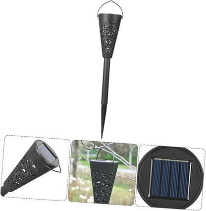Mipcase Solar Garden Yard Light Outdoor Waterproof Solar Pathway Lamp Warm White for Patio Lawn Landscape Lighting