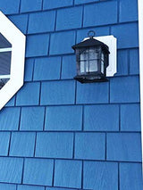 Collection Brimfield 1-Light Aged Iron Outdoor Wall Lantern | Lumora