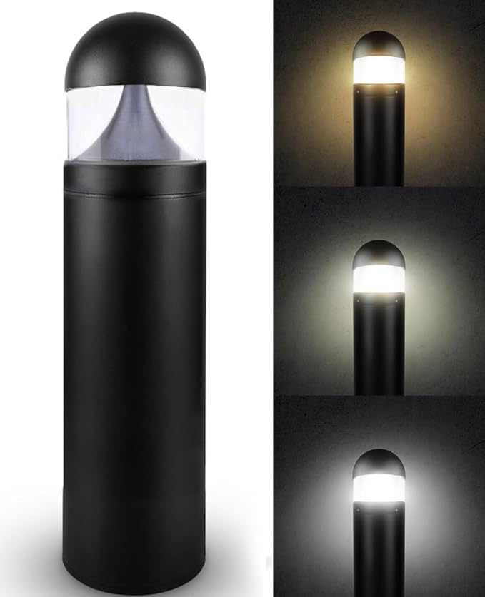 LightingLabs Led Bollard Landscape Lighting 10 Watts 26 Inch 3CCT 3000/4000/5000K 120-277V Outdoor Pathway Light | Lumora