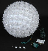 Novelty Lights 10in 150 Light Starlight Sphere, Clear, Extra Large Ornament Ball - Outdoor Security Flood Light | Lumora