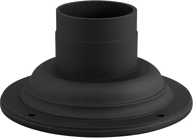 Progress Lighting P8726-31 Cast Aluminum for Mounting Post Lanterns Except P5404, P5467 on Pedestals or Walls, Black | Lumora