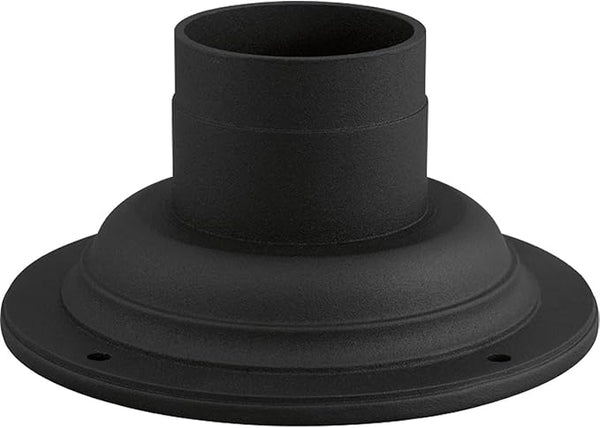 Progress Lighting P8726-31 Cast Aluminum for Mounting Post Lanterns Except P5404, P5467 on Pedestals or Walls, Black | Lumora