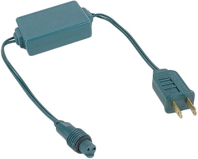 Novelty Lights Coaxial LED Mini Light Power Connector, Green - Outdoor Lighting Accessory | Lumora