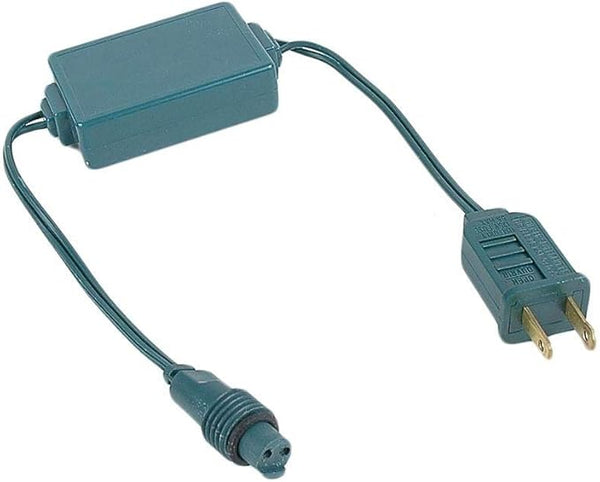 Novelty Lights Coaxial LED Mini Light Power Connector, Green - Outdoor Lighting Accessory | Lumora