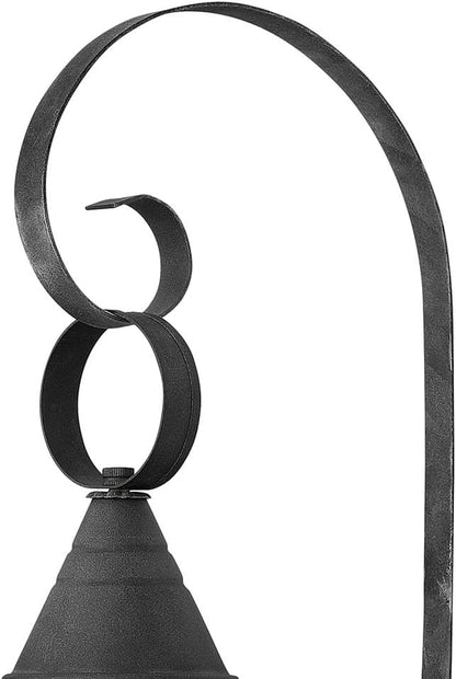Hinkley Cape Cod 2205DZ Large Outdoor Wall Mount Onion Lantern - Clear Seedy Glass, Wet Rated - Aged Zinc