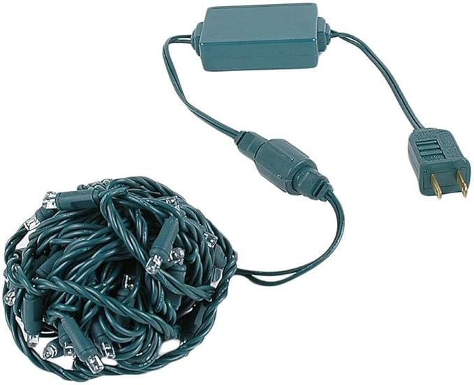 Novelty Lights Coaxial LED Mini Light Power Connector, Green - Outdoor Lighting Accessory | Lumora