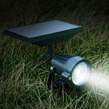 Outdoor LED Spotlight Waterproof Solar Spotlights with Clip Security Tree Spotlights Adjustable IP65 Mini Clip Lamp | Lumora
