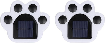 2pcs Solar-Powered Garden Solar Lights Outdoor Lawn Decor LED In-ground Landscape Lighting for Patio Yard Pathway White Light