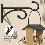 2Pack 6 Inch Plant Hangers Outdoor, Wall Hooks for Hanging Planters Baskets