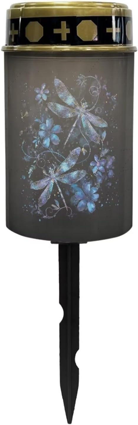 Dragonfly Solar Garden Lights Outdoor Waterproof Decorative Solar Lights Outdoor Solar Lights for Garden Yard Patio Lawn Outdoor Decor, Gifts for Dad,Mother,Grandma