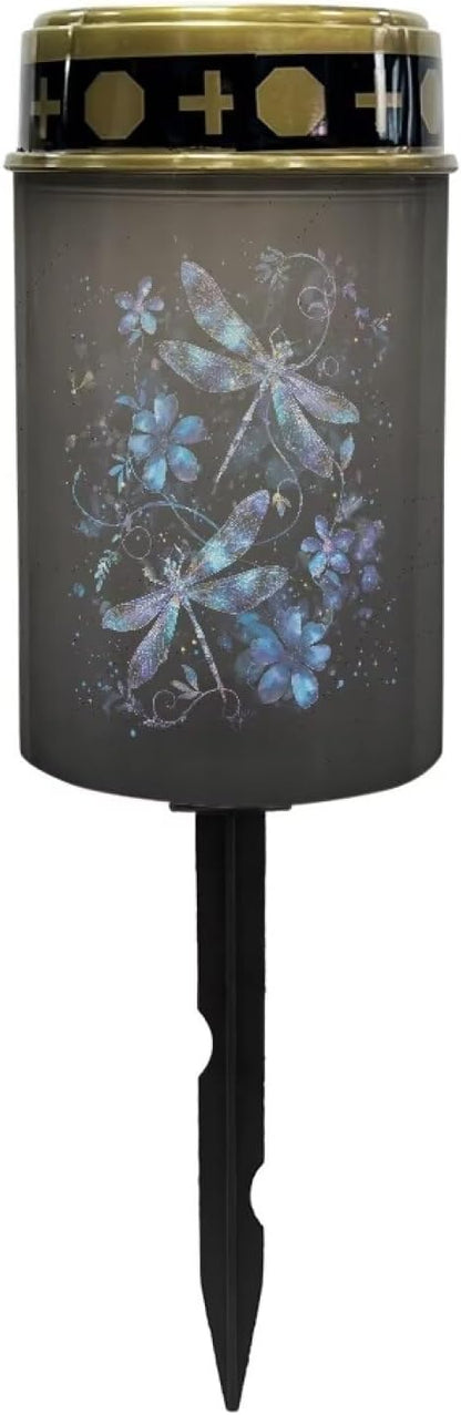 Dragonfly Solar Garden Lights Outdoor Waterproof Decorative Solar Lights Outdoor Solar Lights for Garden Yard Patio Lawn Outdoor Decor, Gifts for Dad,Mother,Grandma