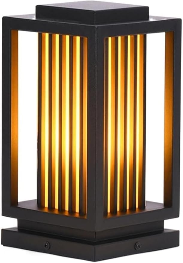 Outdoor Garden Column Lamp Fixture Courtyard Decor Pillar Light New Waterproof Pole Lights, Low Floor for Lawns | Lumora