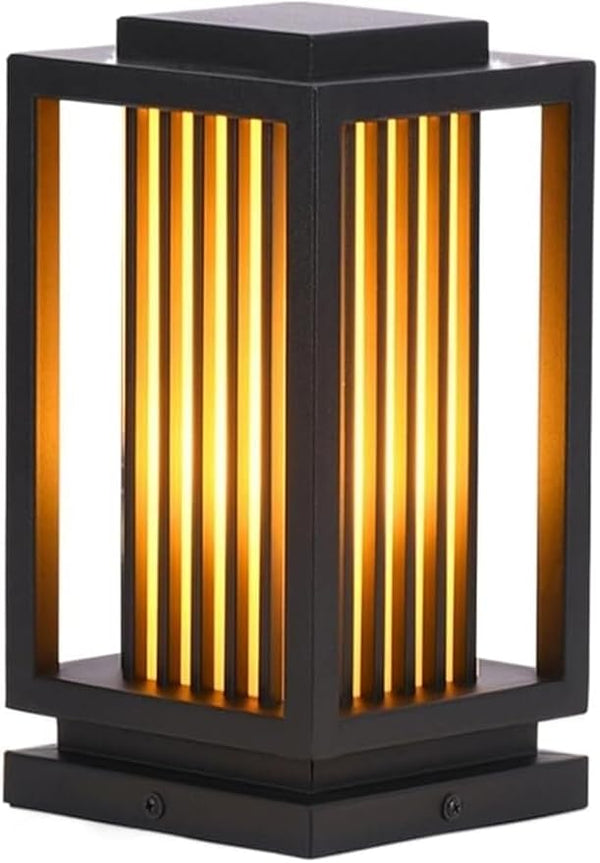 Outdoor Garden Column Lamp Fixture Courtyard Decor Pillar Light New Waterproof Pole Lights, Low Floor for Lawns | Lumora