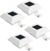 LYTIO NXT-40001 10 Lumens Integrated LED White Outdoor Solar Roof Gutter Light (4-Pack) | Lumora