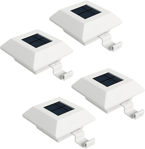 LYTIO NXT-40001 10 Lumens Integrated LED White Outdoor Solar Roof Gutter Light (4-Pack) | Lumora