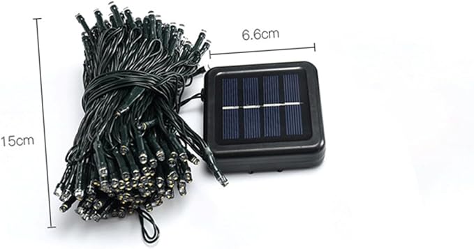 Solar LED String Lights Outdoor Beads Decorative Lamps with Color Modes for Garden Lawn Patio Energy-Saving Warm | Lumora