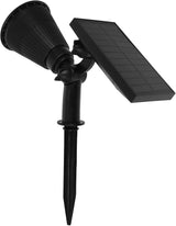 minkissy Solar Landscape Spotlights Outdoor Waterproof Solar Powered Yard Lights with 4 Warm LED Bulbs 3 Lighting | Lumora