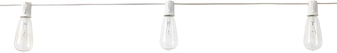 Ashland 10ct. Edison String Lights with White Cord, 8 Pack