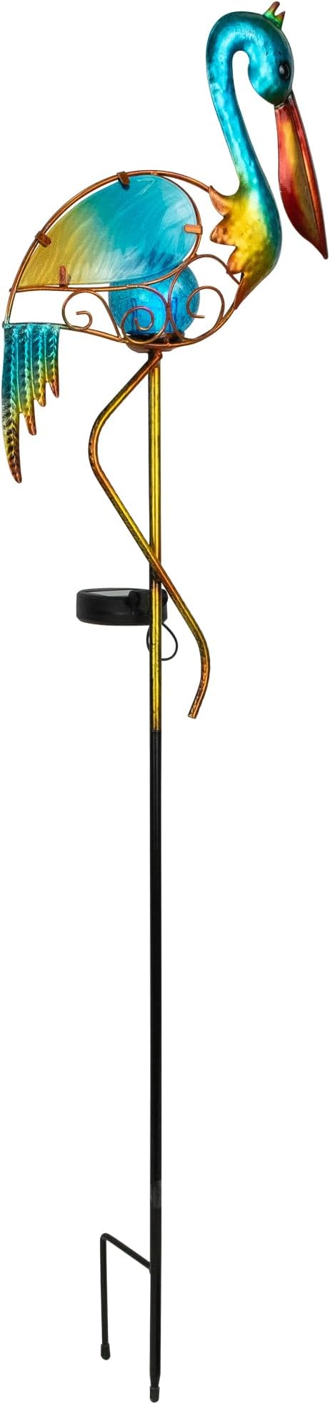 Solar Lighted Pelican Outdoor Garden Stake - 37.5"