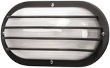 Solus S76WF Nautical Oblong Outdoor Wall Mount Light – Black or White, Composite, Frosted Diffuser – LED Bulb | Lumora