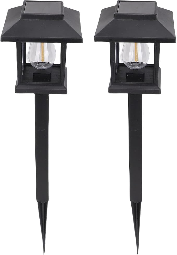 Sorandy Solar Pathway Lights, IP44 Plastic Housing Outdoor Lights, Auto On Off Dimmable with Light Sensitive Technology, Ideal for Garden, Yard, Driveway, Walkway, Patio & Landscape