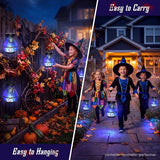 Halloween Solar Lights Outdoor Spider Hanging Solar Lanterns