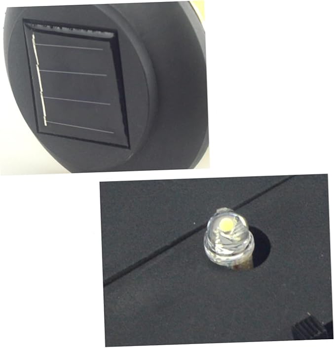 Gatuida 2Pcs Solar Torch Lights Warm Light Outdoor Garden Pathway Lighting Automatic Off Durable Solar Lawn Lamps for Courtyards and Parks Height