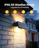 Solar Fence Lights Outdoor, 16 Pack Fence Solar Lights Waterproof