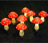 Generic Mushroom Solar Lights Outdoor, Waterproof Mushroom Landscape Lights 8 Lighting Modes Mushroom Garden Fairy | Lumora