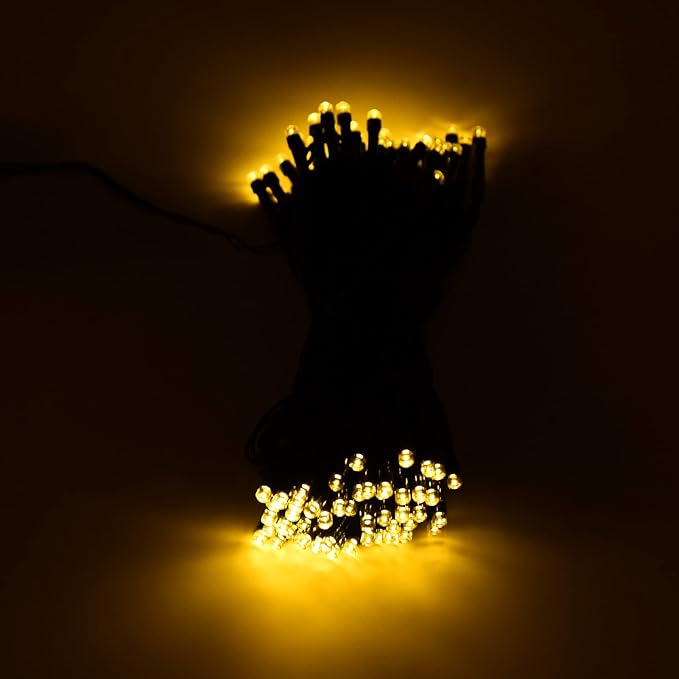 39ft 100LED Small Fairy 8 Lighting Modes Solar Power Outdoor String Lights watertight High Temperature resistant | Lumora