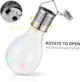 4pcs Solar Wire Bulbs Led Hanging Light Bulbs for Garden Outdoor Landscape | Lumora