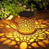1 Pack Solar Watering Can Lantern, Hanging Light Outdoor Waterproof, Hanging Lantern Decorative, Garden Decoration Gift for Women Mom