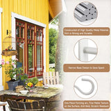 4Pack 2.5In Ceiling Hooks for Hanging Plant, Wall Hanger Plant Holder White